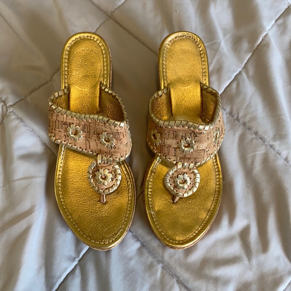 Jack Rogers Wedges Size 6.5